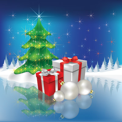 free vector Christmas vector background dream